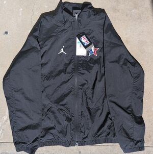 Nike Jordan NBA All Star Black Men's Jacket Size M NWT